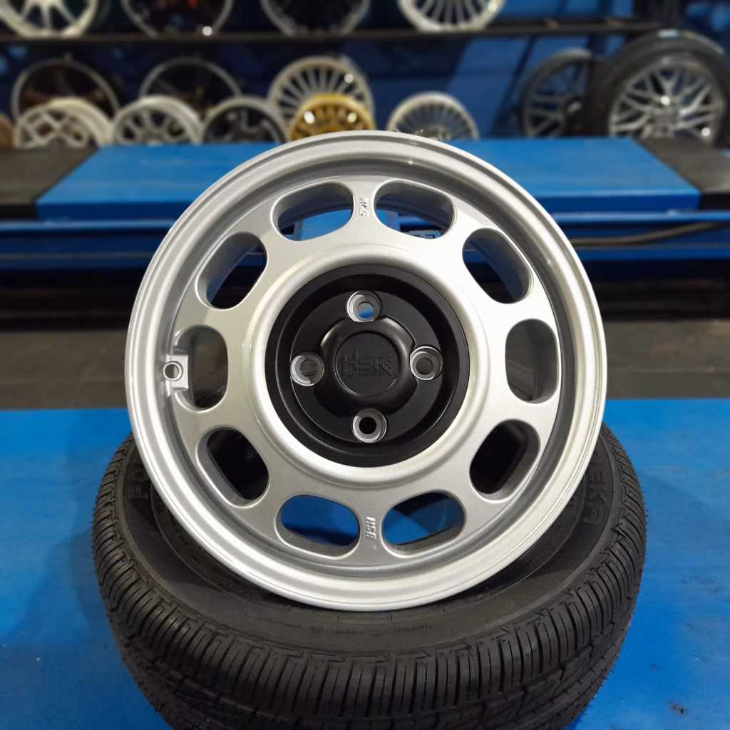 Velg Mobil Racing Karimun Brio Sigra R14 Velg Racing Hsr Wheel R14 Lebar 55 Et35