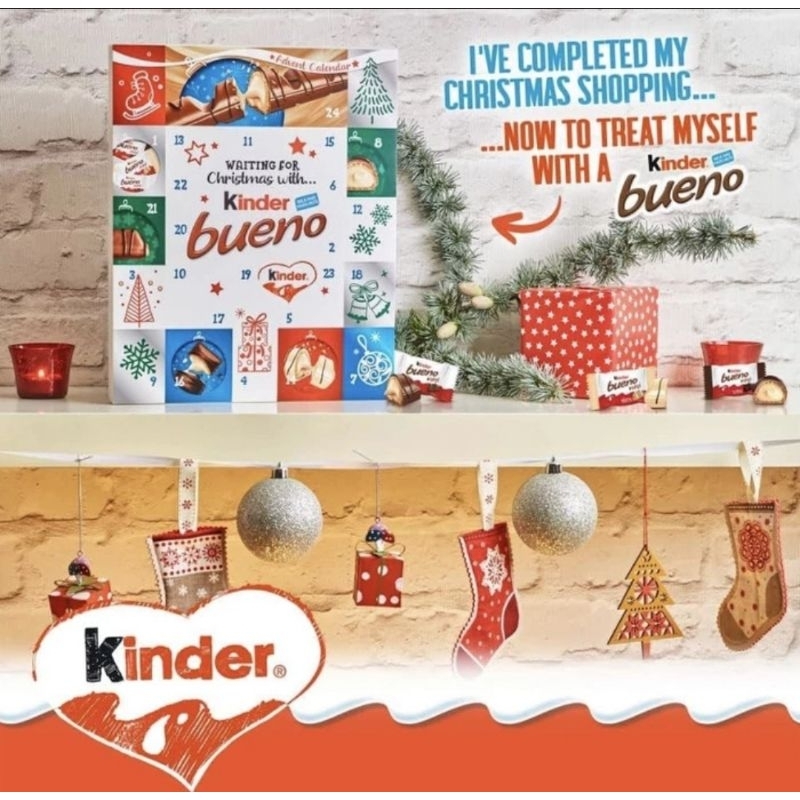 

Kinder Advent Calendar Christmas Countdown Chocolate Kalendar Cokelat Schoko Bon Crispy Milk Choco Chocolate Cokelat Krispy Coklat Snack 200g