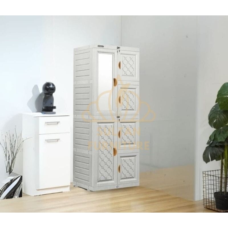NAPOLLY - LEMARI CABINET/LEMARI PAKAIAN PLASTIK/LEMARI PLASTIK/CABINET PLASTIK/MINI CABINET