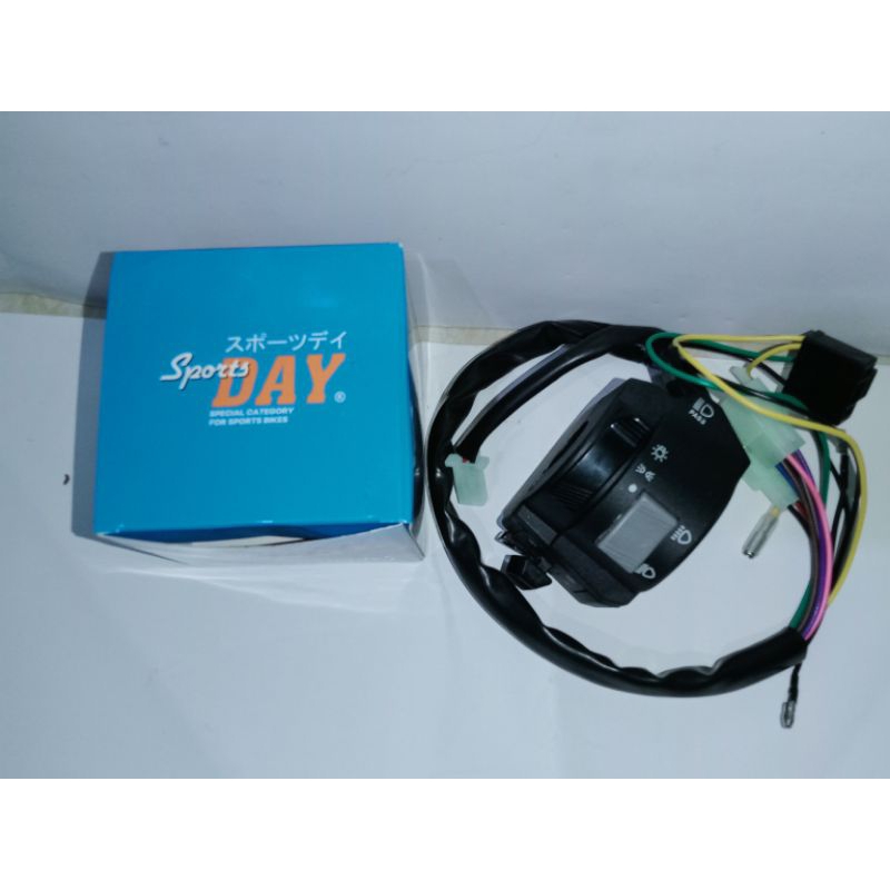 HOLDER SAKLAR KIRI VIXION HAZARD SPORTDAY VIXION OLD  DAY LAMPU MOTOR