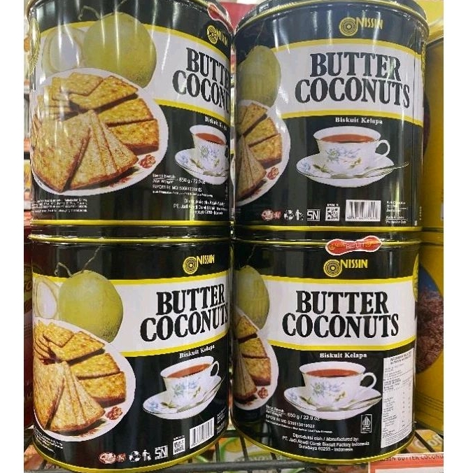 

Nissin Butter Coconut 650gr / Biskuit Kelapa