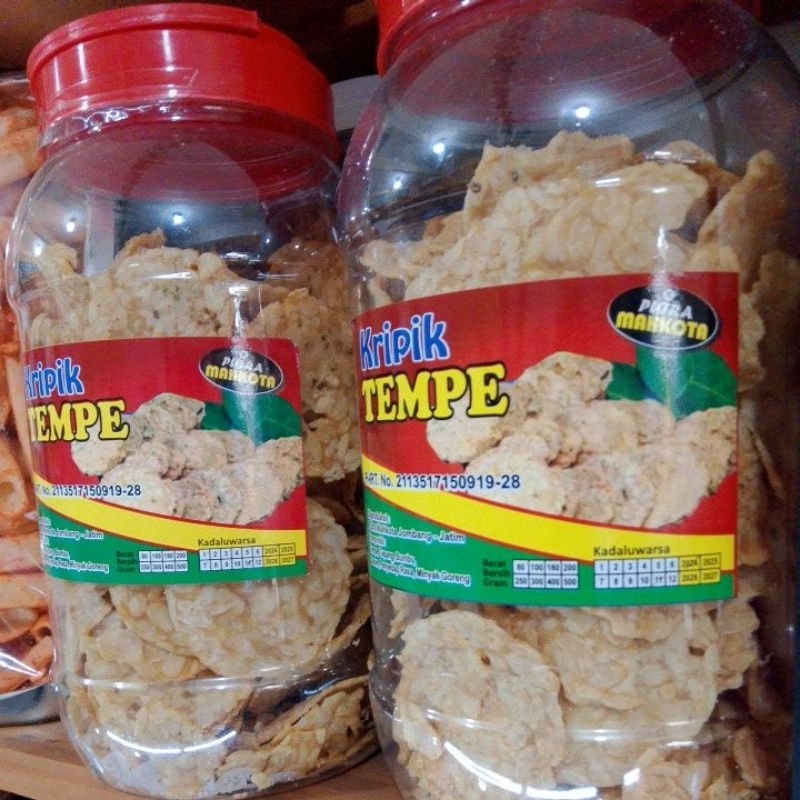 

Kripik tempe putra mahkota toples