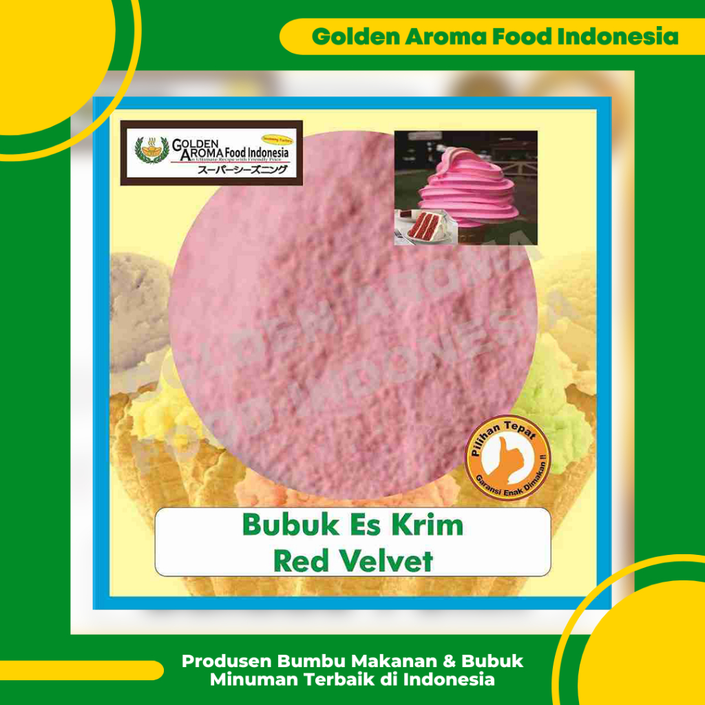 

Bubuk Es Krim Rasa Red Velvet 1 Kg l Serbuk Ice Cream Powder Redvelvet 1Kg Eskrim Kiloan Bahan Instan Premix Soft Hard Gelato Siap Pakai Murah yang Paling Terenak Halal Terlaris Terbaik Boba Kekinian GAFI Jual Instant Suntik Tempat Terdekat Harga Loli