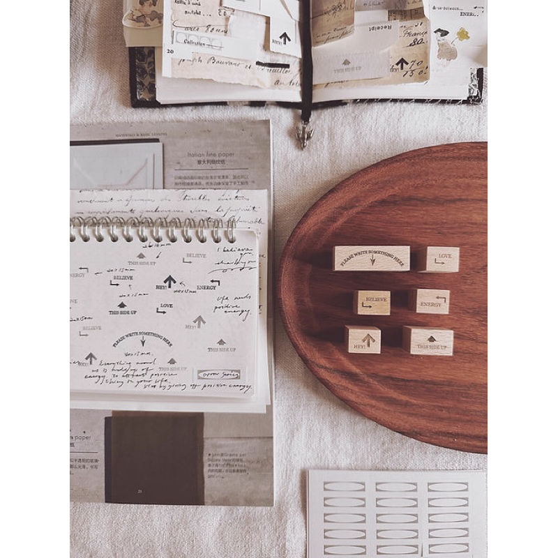 

Penny Fei Arrow Words Series Rubber Stamp