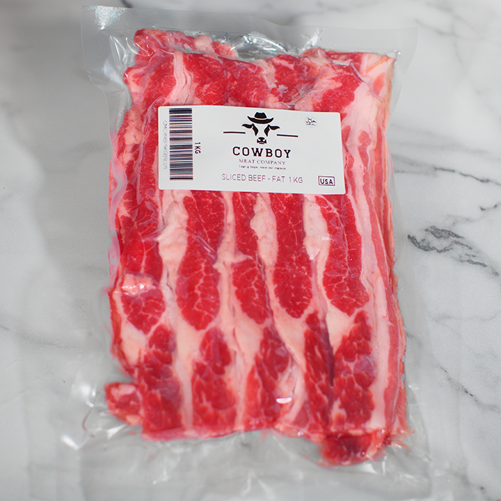 

BEEF SLICE US DAGING SAPI SHORTPLATE USA YOSHINOYA YAKINIKU IRIS TIPIS