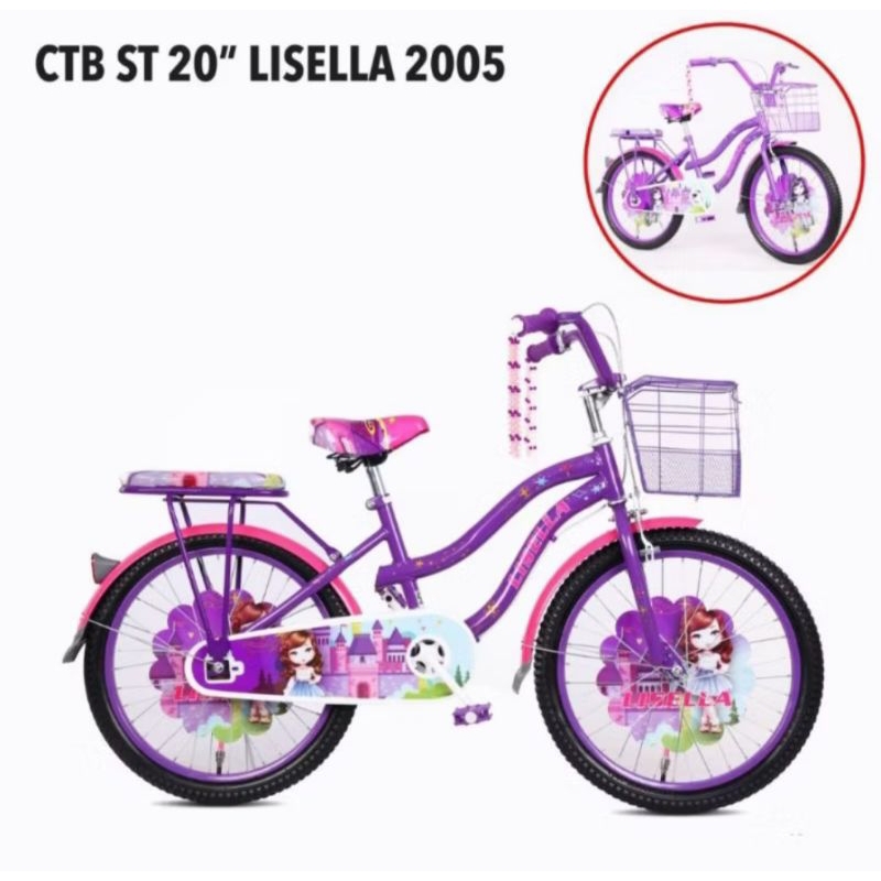 Sepeda Anak perempuan Lisella 20 inch