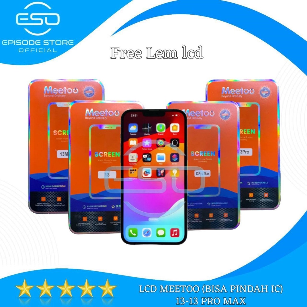 lcd + touchscreen 13/13 Pro/13 Pro Max/13 Mini original Meetoo (Bisa Pindah Ic) new fullset