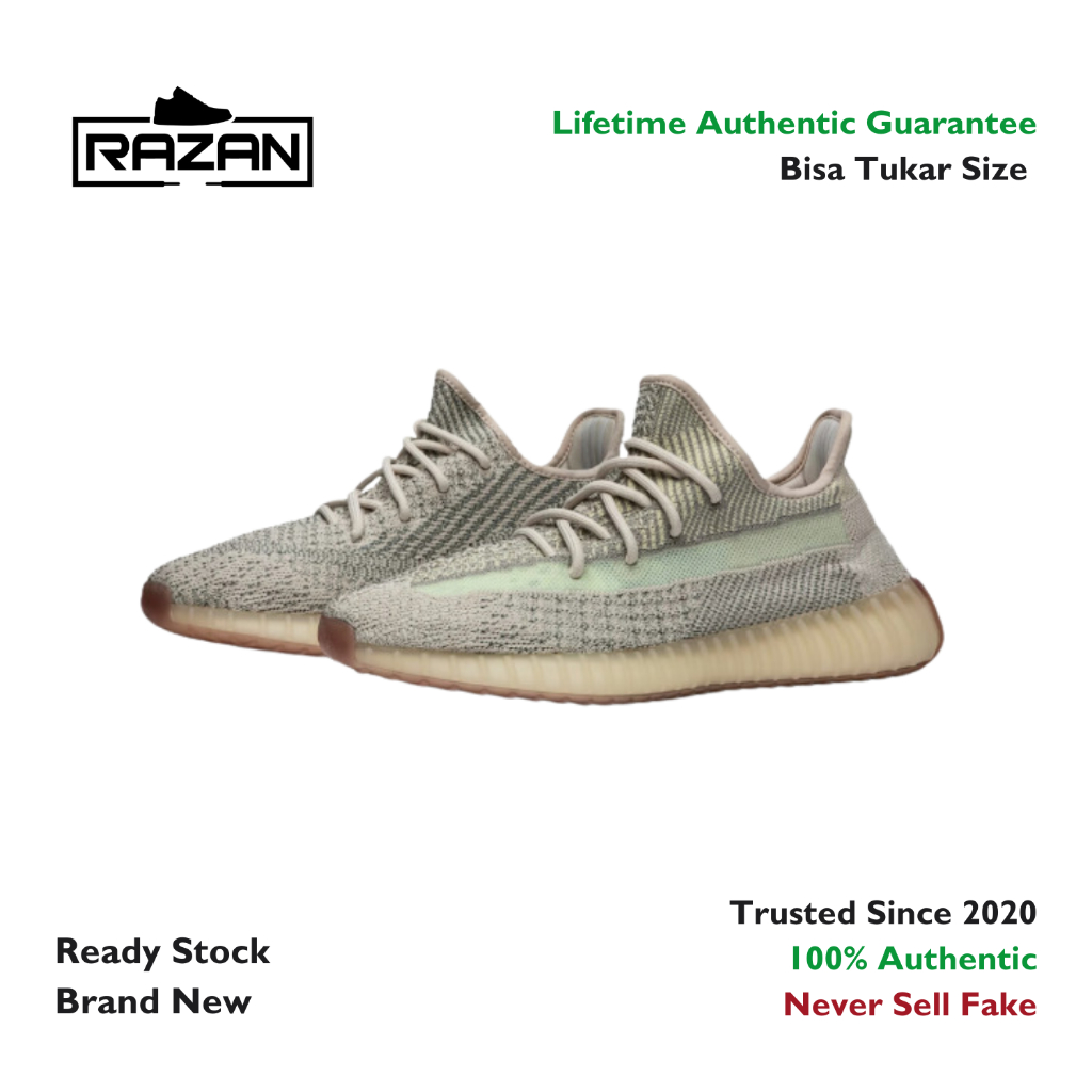 Yeezy Boost 350 V2 Citrin Reflective 100% Authentic Original