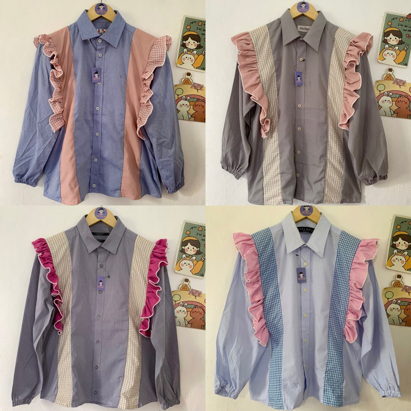 (READY) REWORKED KEMEJA WANITA 2