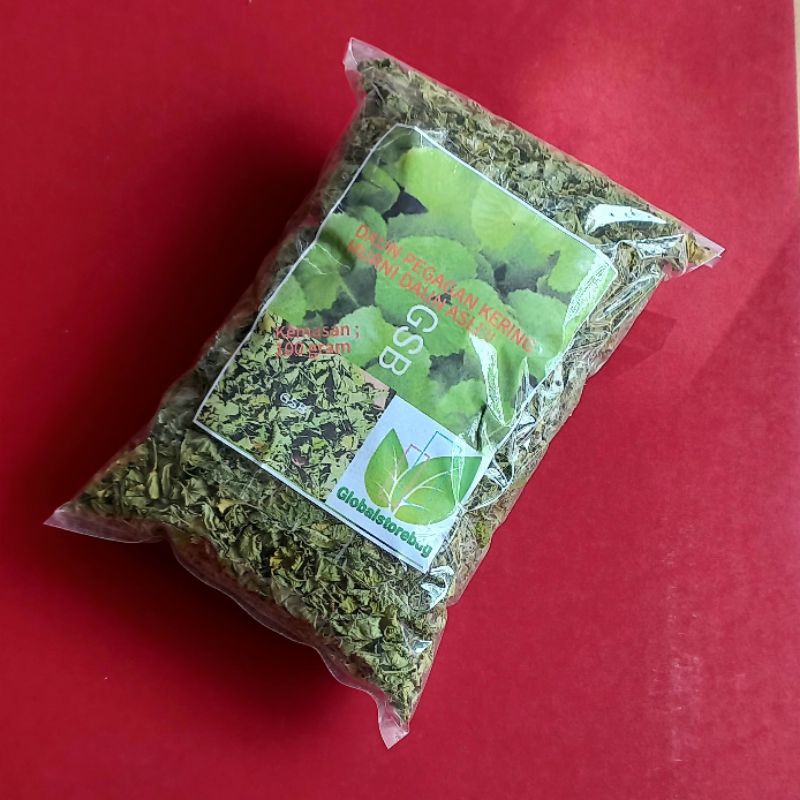 

100 gram daun pegagan kering murni daun