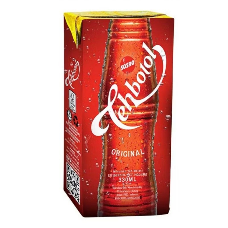 

_robinson cibinong_TEH BOTOL SOSRO ORIGINAL KOTAK 330 ML