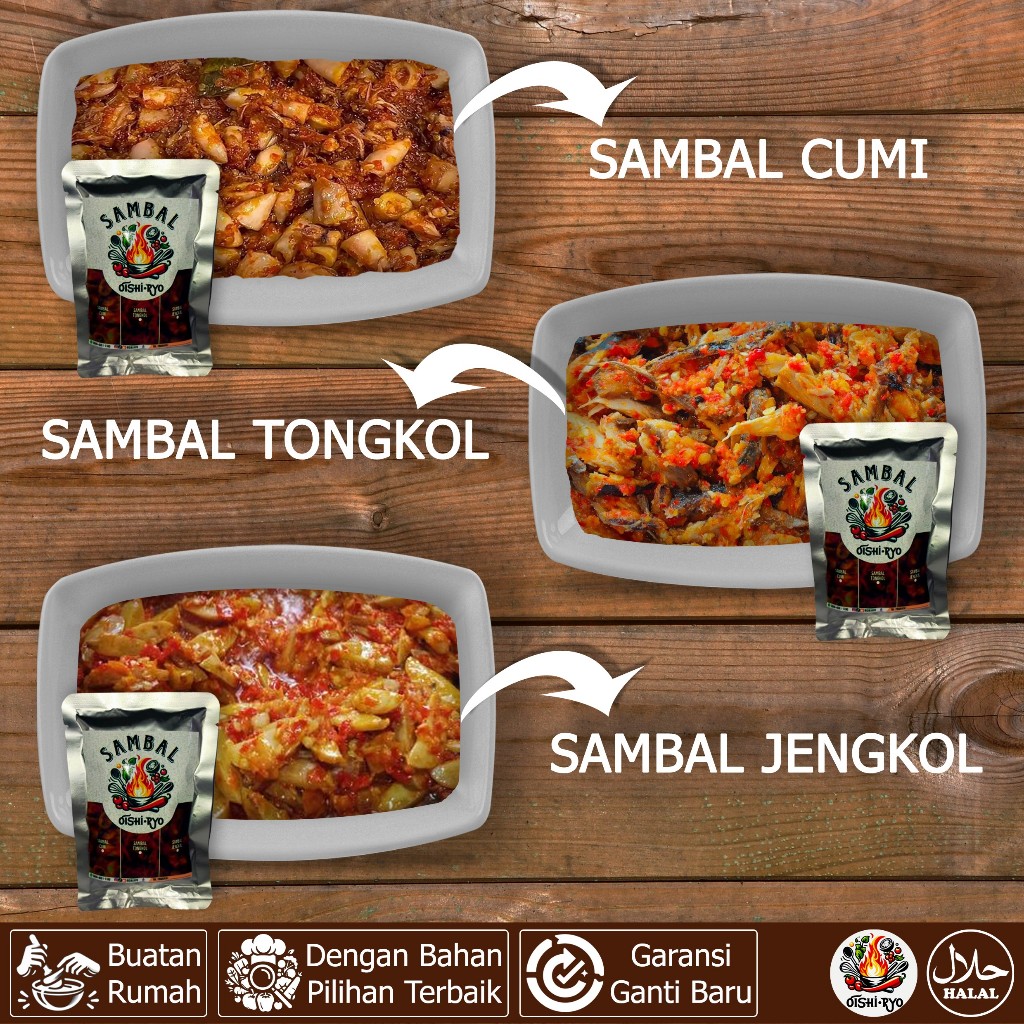 

Sambal Berbagai Jenis | Sambel Berbagai Jenis Dengan Rasa Khas Yang Menggugah Selera (50 Gram)