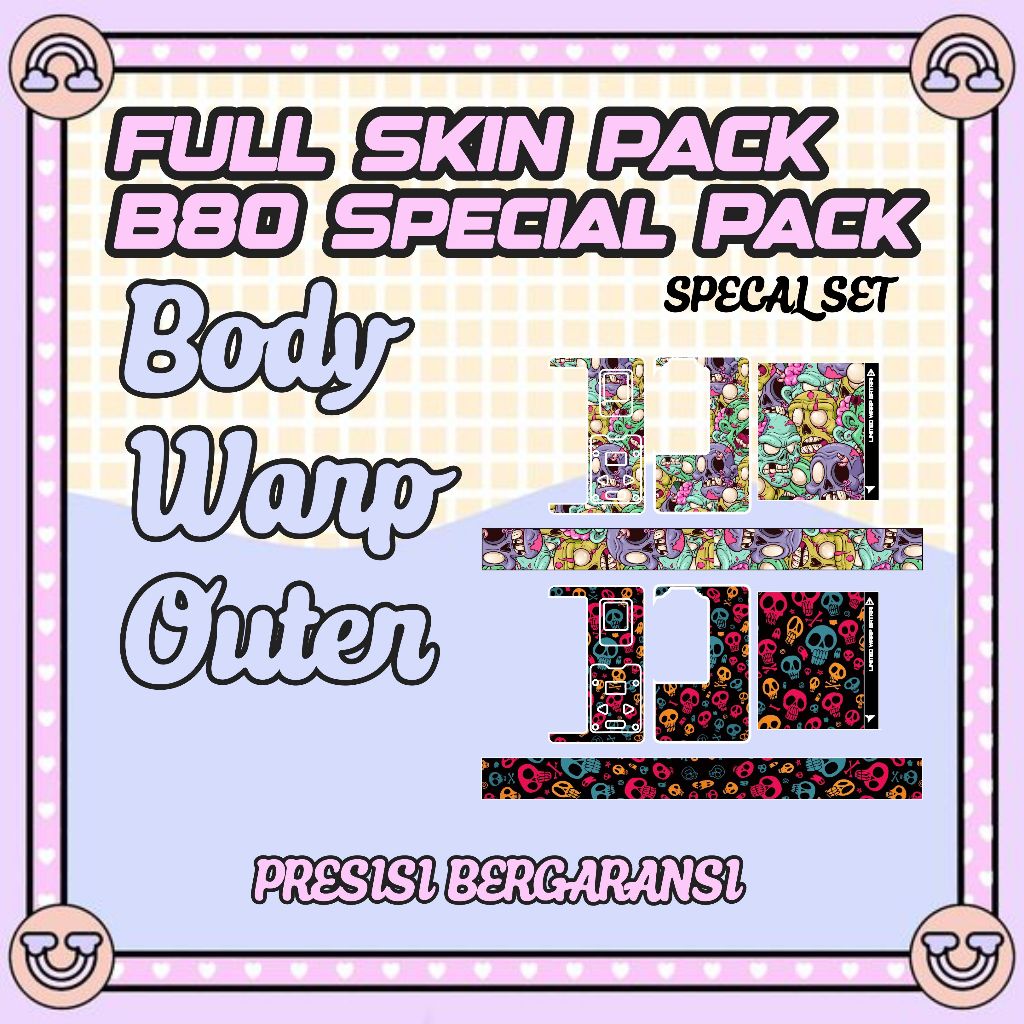 

Set Full Skin Pack B80 Special Body