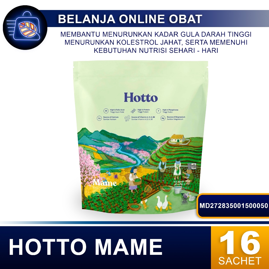 

HOTTO MAME 16's // Minuman Kesehatan Tinggi Serat