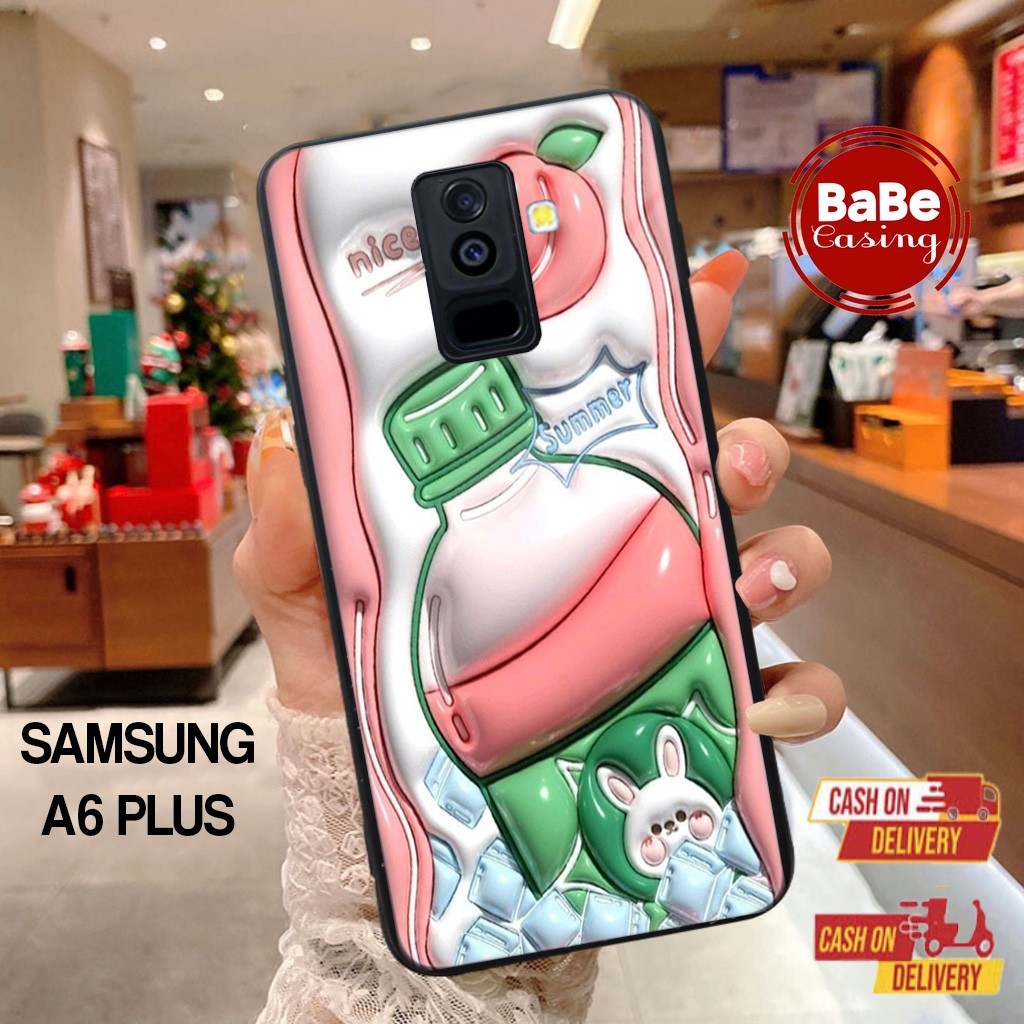 Babe Case Samsung A6 Plus Casing Samsung A6 Plus [ CUTE ] Case Glossy Casing Hardcase Softcase