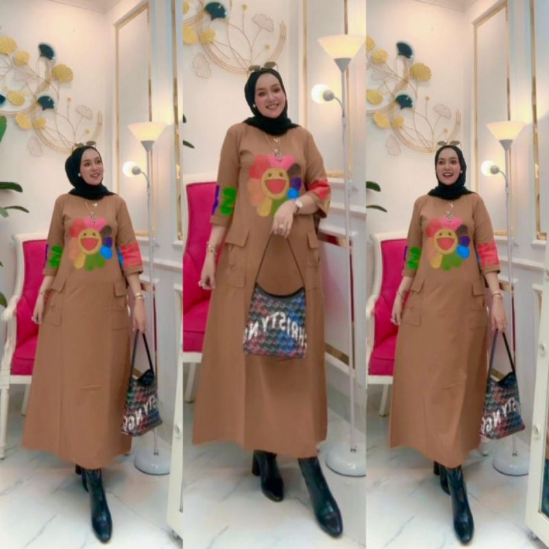 Jumbo Gamis Kaos Combat 20s Ld 120 130