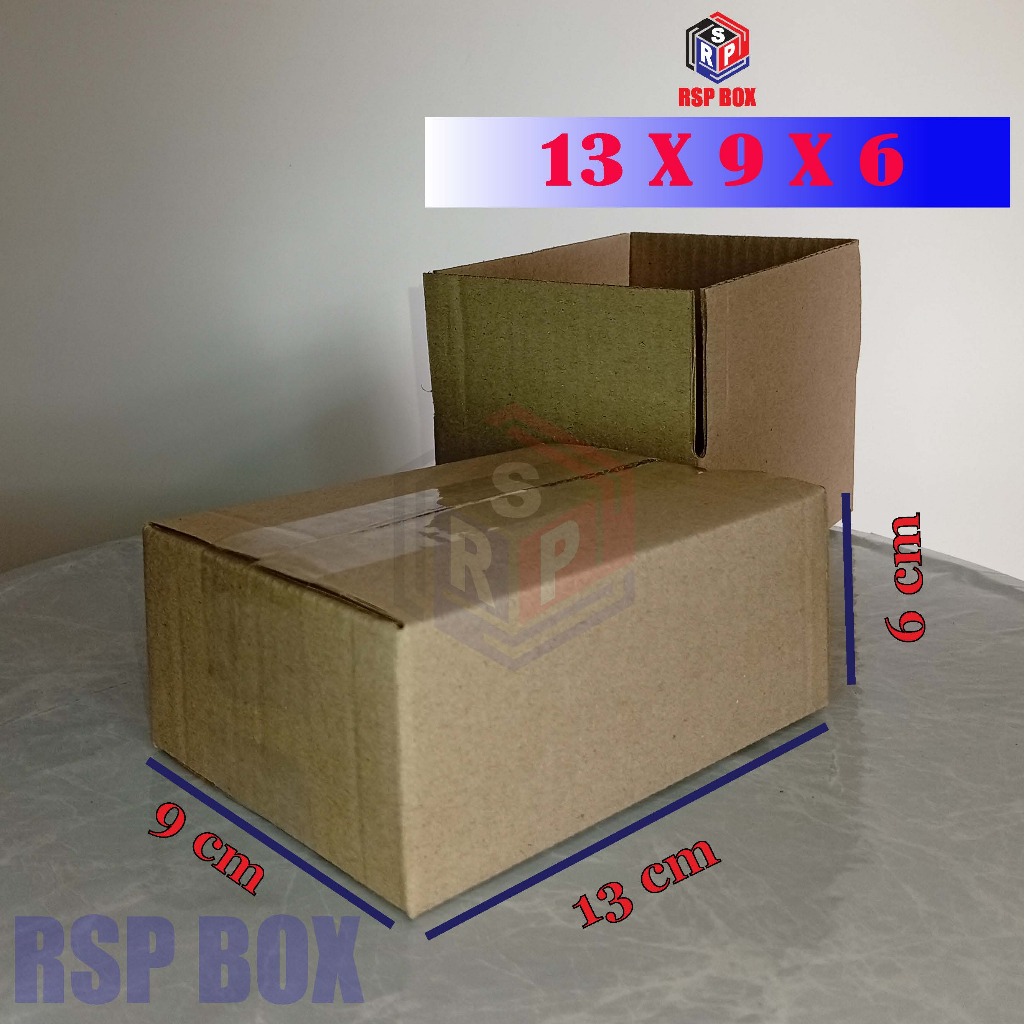 

Kardus packing ukuran 13x9x6 cm karton dus packaging murah