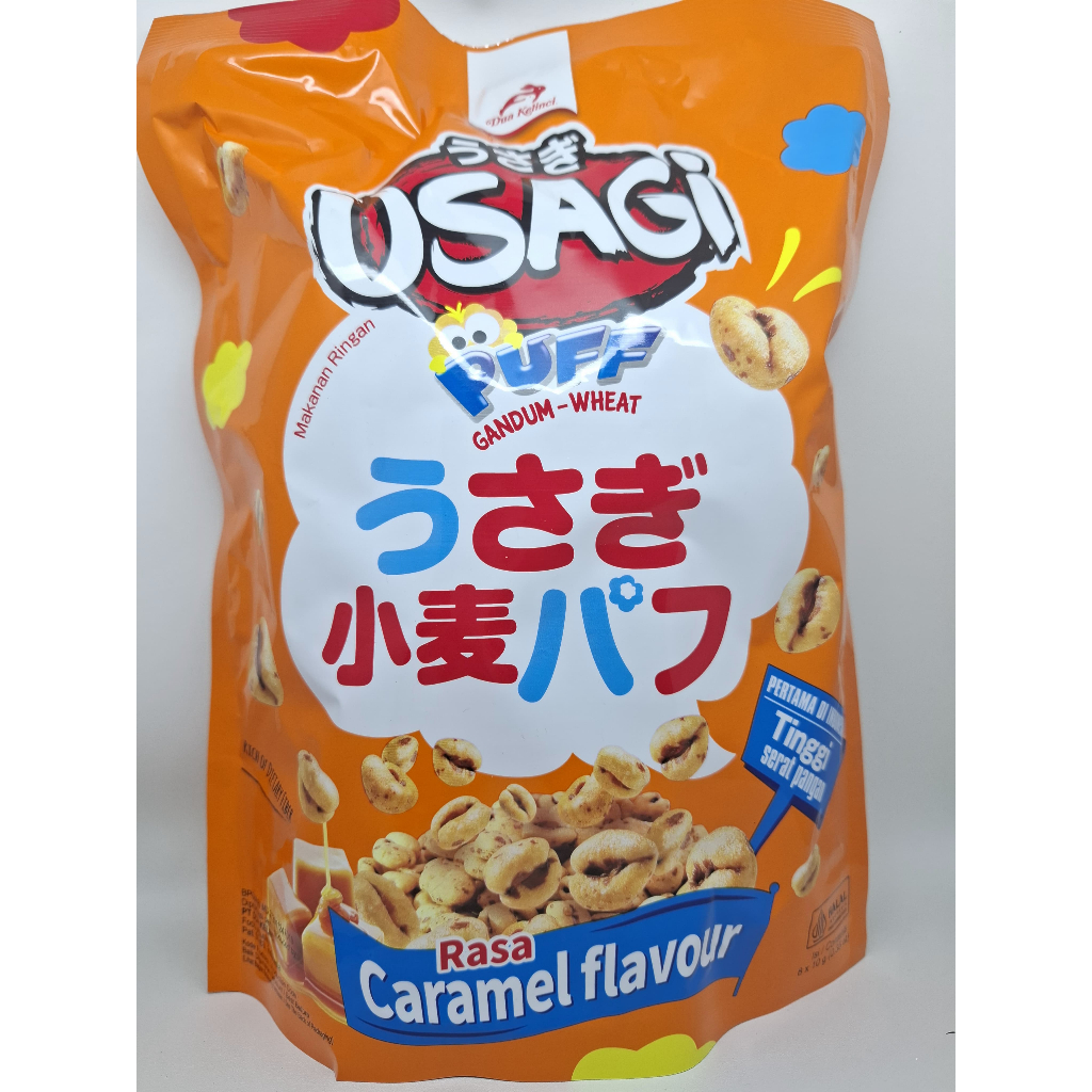 

DUA KELINCI / USAGI PUFF / RASA CARAMEL 80 GR