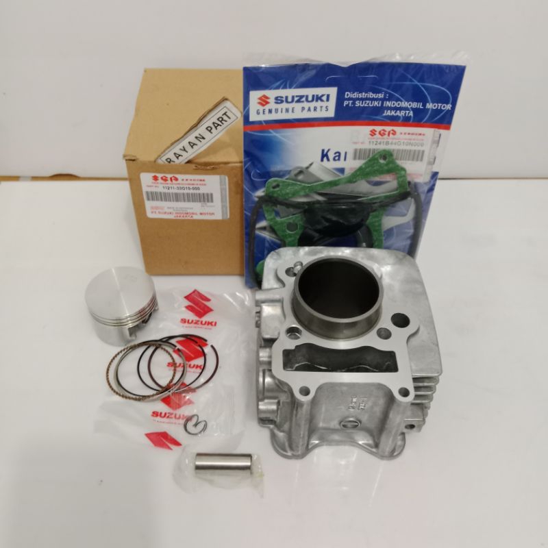 BLOK SEHER SUZUKI SKYWAVE SKYWAVE SKYWAVE BLOK+PISTON+RING PEN+TOPSENT ORIGINAL