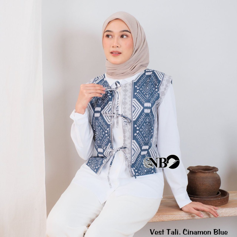 Vest Batik rompi batik modern Vest Rompi Korean style Vest Wanita