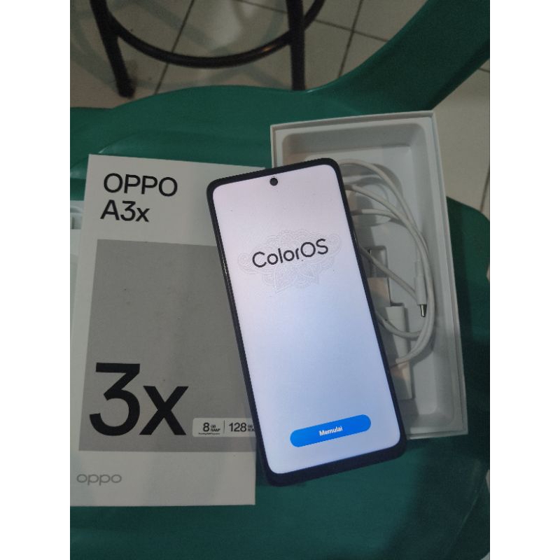 OPPO A3X ColorOS 4+4/128GB seken garansi resmi