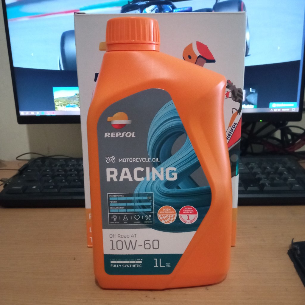 Repsol 10w-60 Moto Offroad 4T Racing fully synthetic 10w60 oli mesin mobil motor diesel off road
