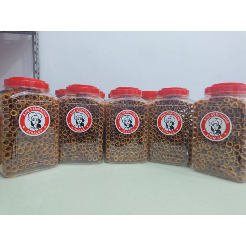 

kue semprong renyah gurih da wang toples besar