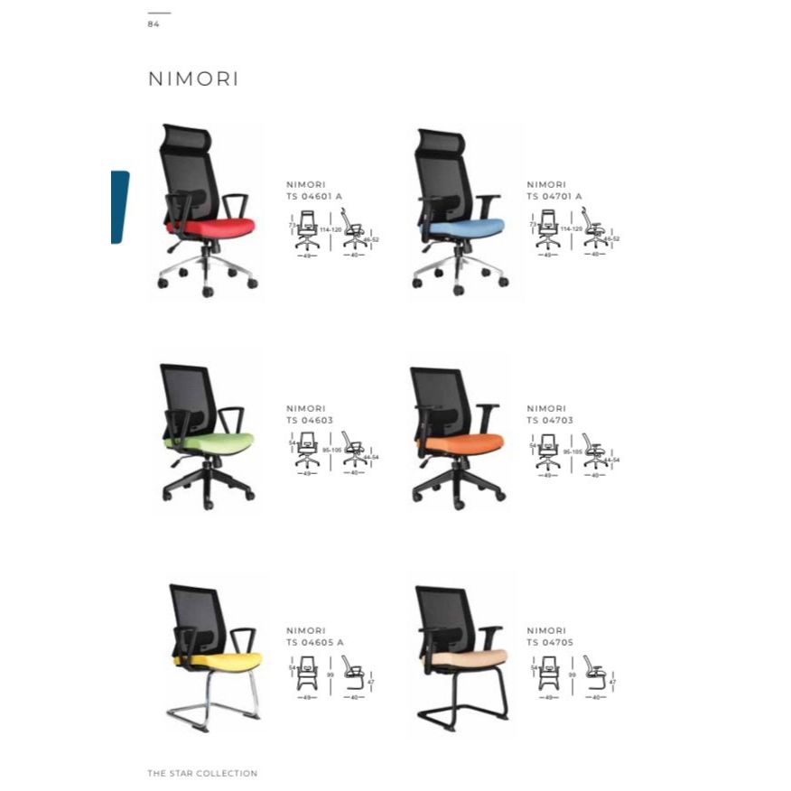 Kursi Kantor Chairman NIMORI TS 04601 A 04603 04605 A 04701 A 04703 04705