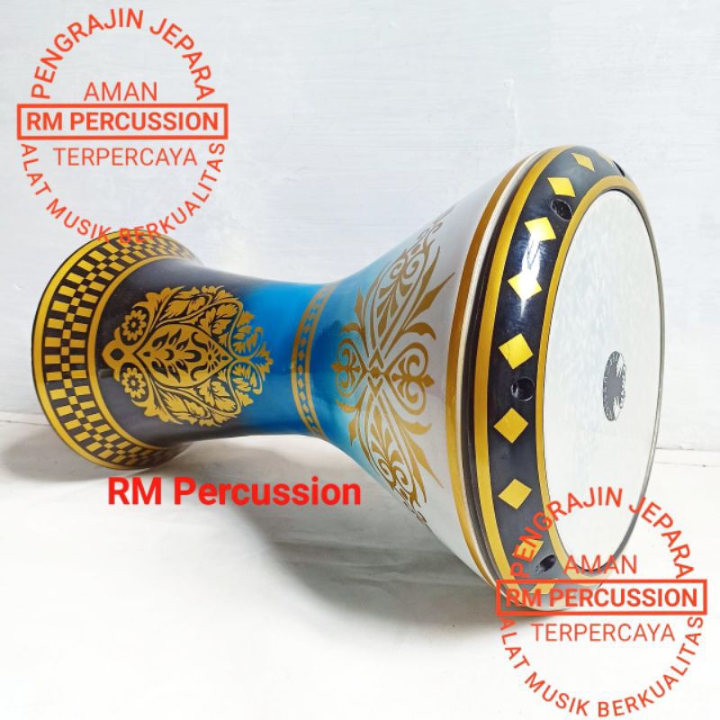 Darbuka Emin 9 inch Original Lengkap (Pakai Tas & Kunci L)