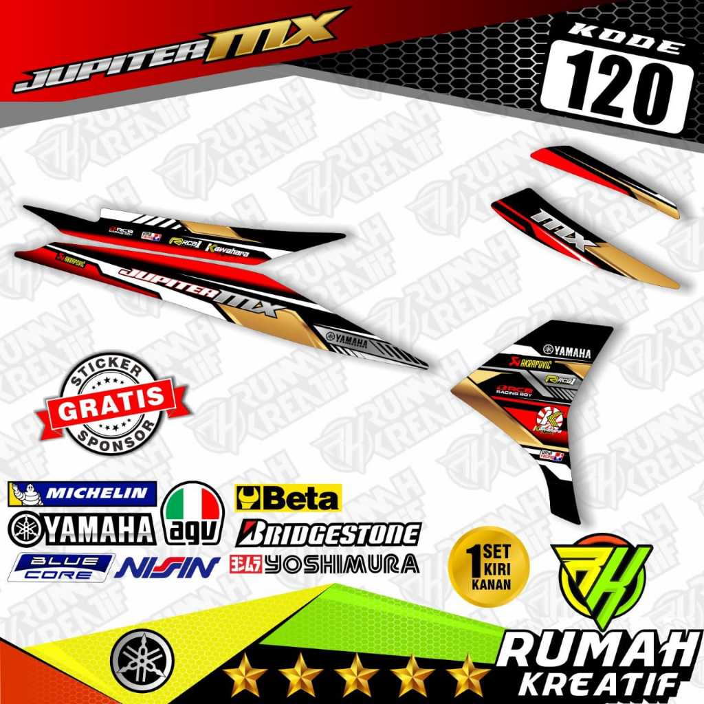 Decal Sticker Striping Variasi Jupiter Mx New/Decal Jupiter Mx new/Striping JUpiter Mx new