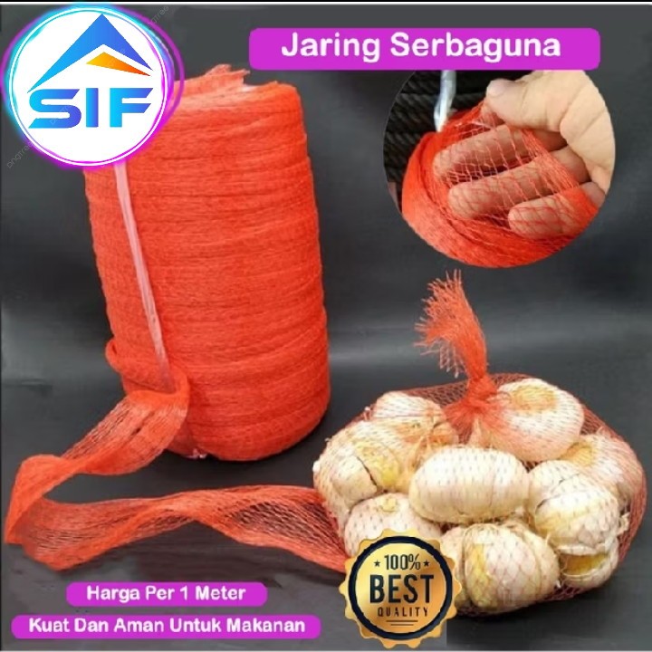 Jaring Buah klengkeng Poly Net Salak Polynet Apel Jaring Buah Sayur Waring Rambang Serbaguna Per Met