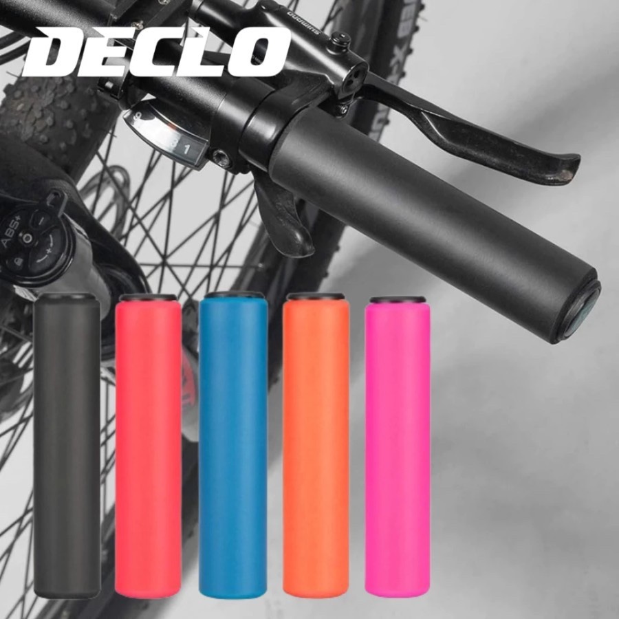 Hand Grip Sepeda Merk DECLO Handle Grip Busa Sepeda Lipat MTB BMX dll