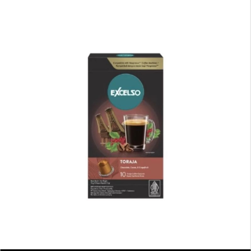 

EXCELSO KOPI KAPSUL TORAJA - NESPRESSO COMPATIBLE