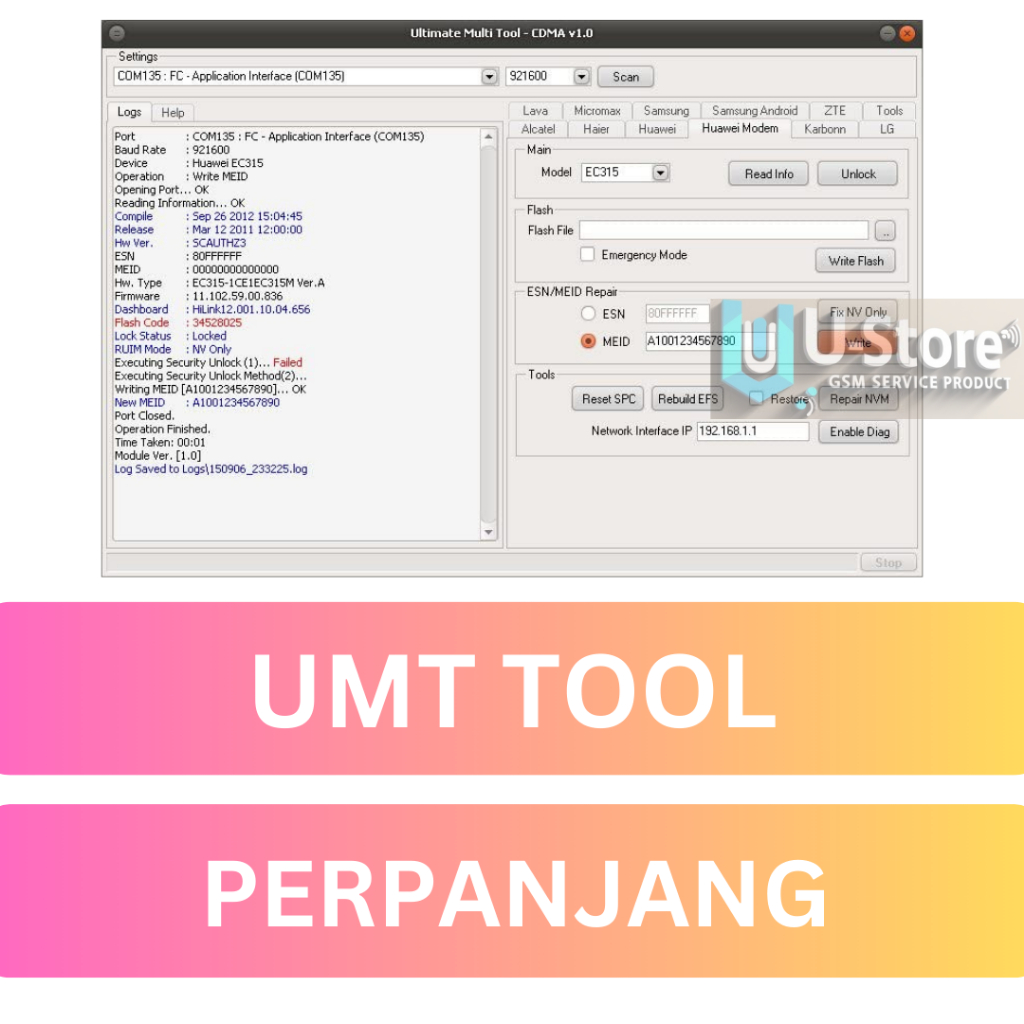 UMT Dongle Software (READY STOK)
