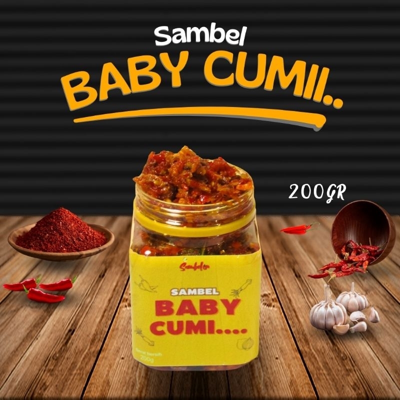 

SiSambelin - Sambel Baby Cumi | Sambel Cumi | Sambel Pedes | Sambel Lauk | Sambel Enak [200Gram]