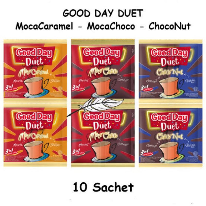 

Good day duet 1 renteng isi 10pcs / Good day duet semua rasa