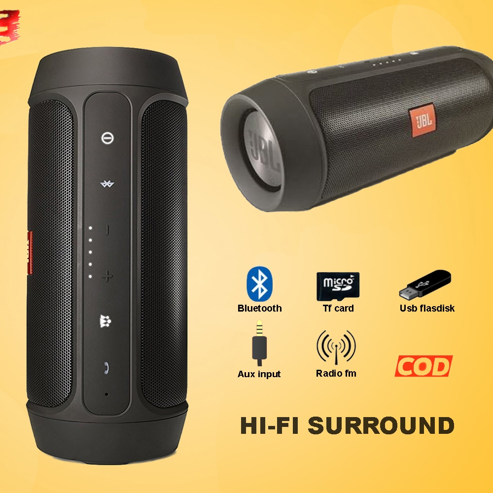 CHAN SPEAKER BLUETOOTH WIRELESS SPEKER PORTABLE CHARGE 2 SPIKER BLUTUT MUSIC BOX MP3 PLAYER JBL