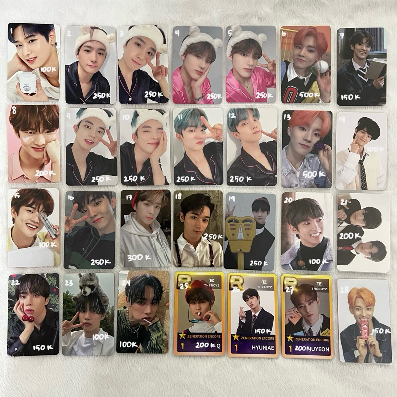 The Boyz Photocard // TBZ PC LAPOTHICELL PAJAMA KIT BLOOM BLOOM BROADCAST BC UNRELEASED BINDER UNIT 