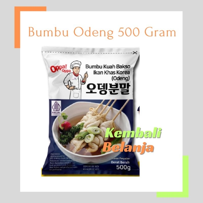 

Bumbu Odeng 500 Gram/ Bumbu Kuah Bakso Ikan Korea Odeng/ Bumbu Odeng Oppa