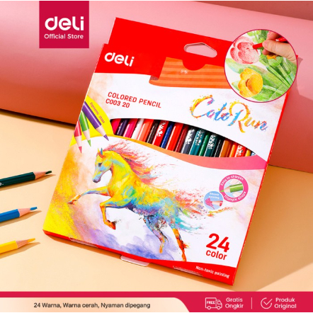 

Deli - Pensil Warna Colorun 24W / Color Pensil C00320
