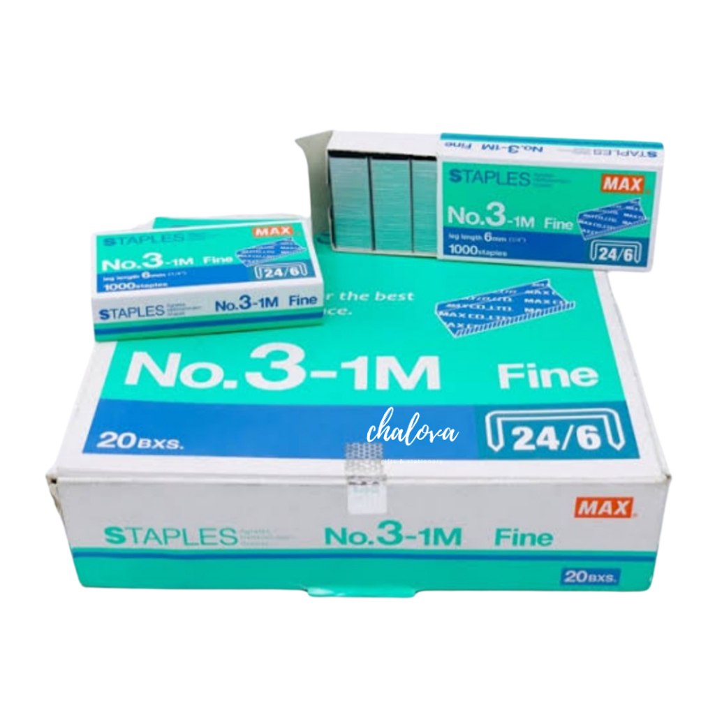 

[SLOP] ISI STAPLER NO 3 MAX / ISI STAPLES NO 3 / ISI JEPRETAN / ISI HEKTER ISI 20 PCS