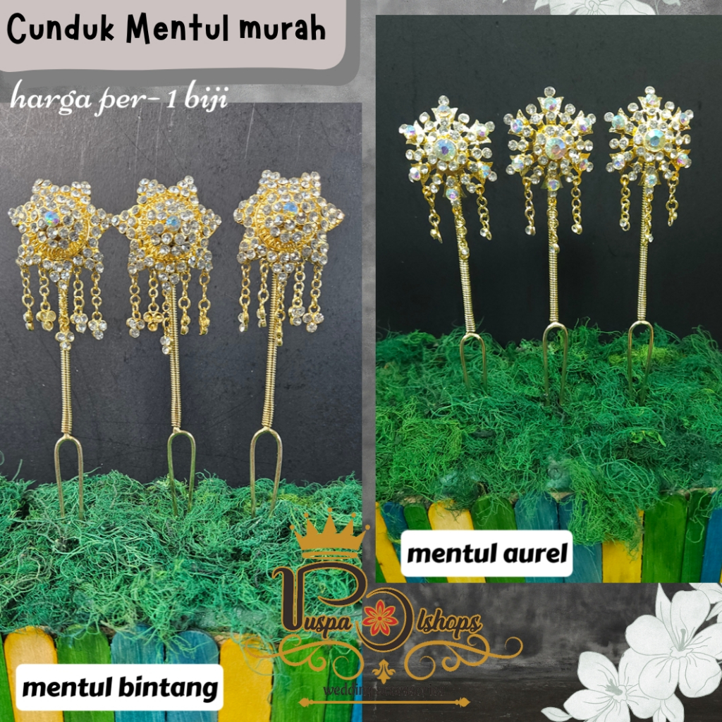 cunduk mentul cunduk mentul pengantin cunduk sanggul mentul kembang goyang cunduk mentul murah