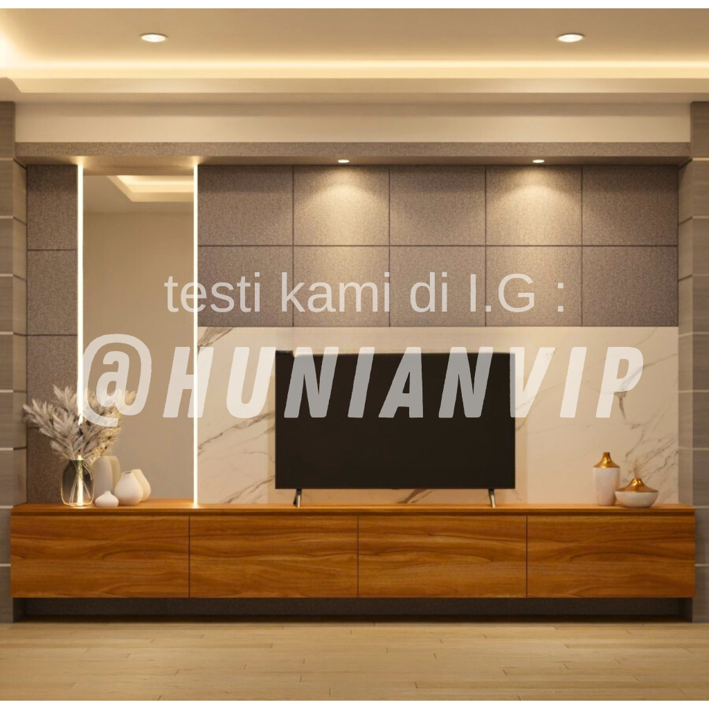 backdrop TV modern / backdrop tv gantung minimalis