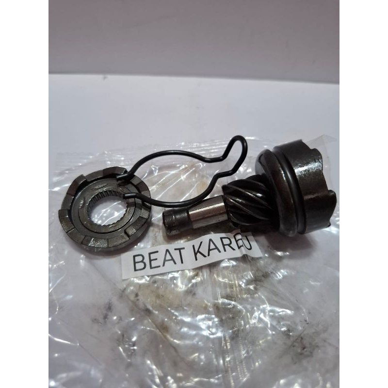 GIGI PINION KICK STATER VARIO KARBU, BEAT KARBU SET 3PC