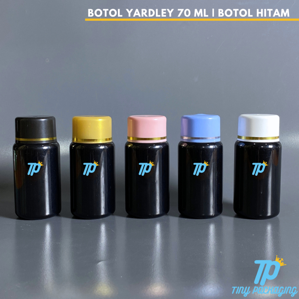 Botol Yardley 70 ml | Botol 70 ml Yardley List | Botol 70 ml - Hitam