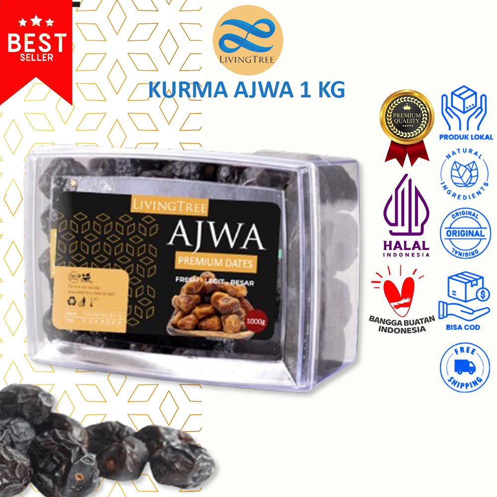 

Kurma Ajwa / Kurma Nabi Super 1KG Asli Madinah