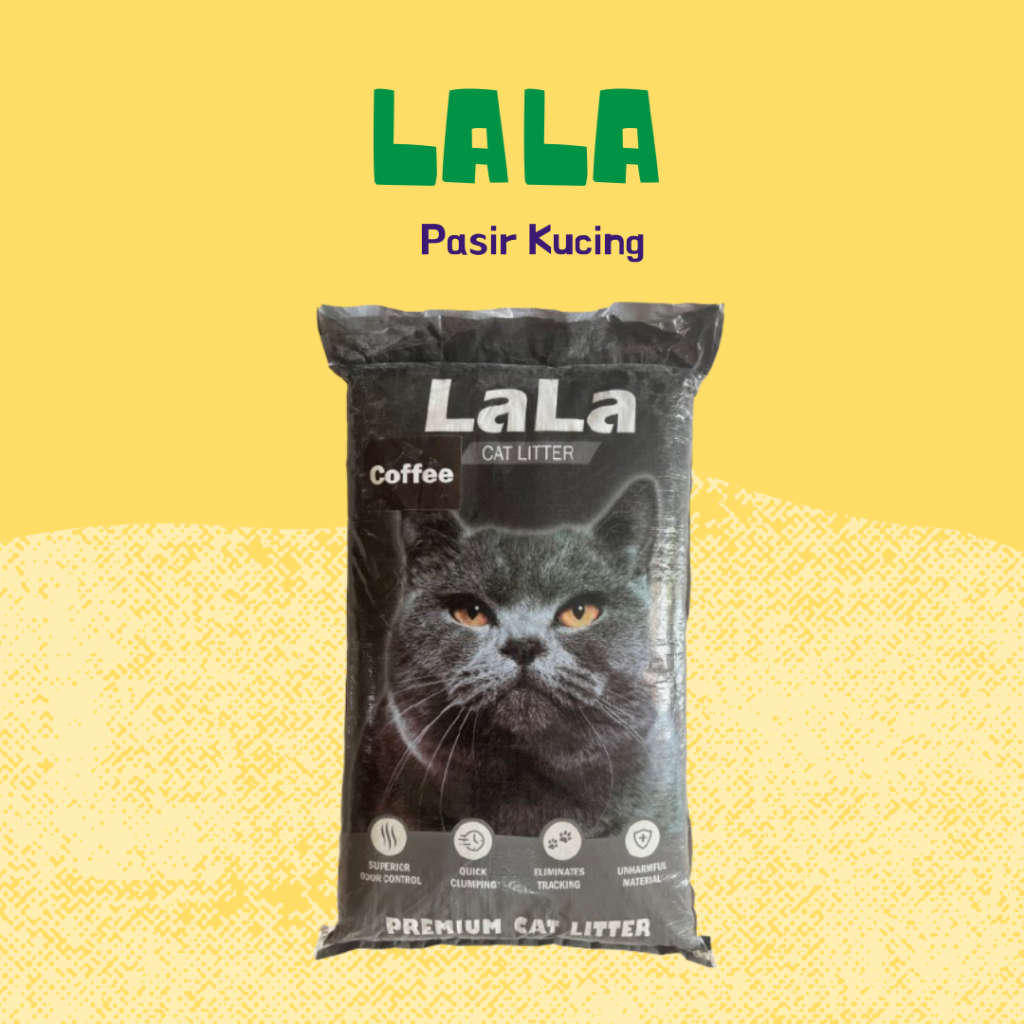 Pasir Kucing LALA 25 Liter 25L Gumpal Wangi