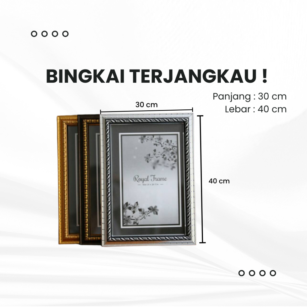 

Bingkai Foto Ukuran 30 x 40 CM