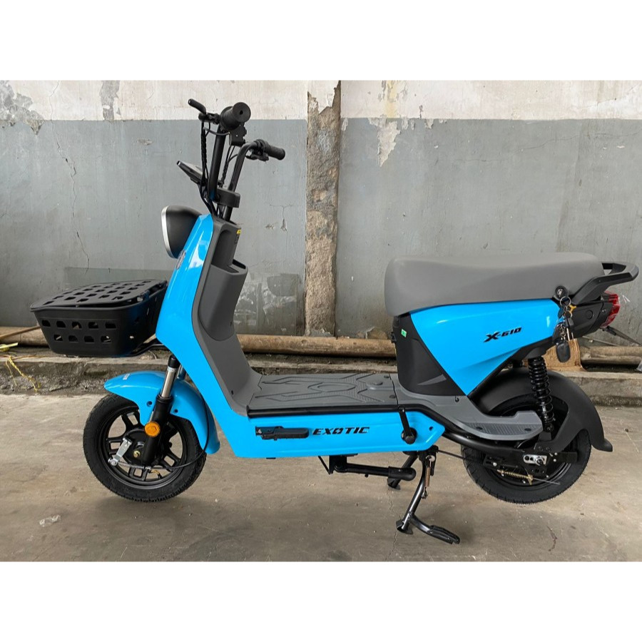 Sepeda Listrik EXOTIC X- 610 Sepeda Motor Listrik Power 500W Exotic x-610 Speed Up to 25Km/Jam