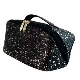 Sonia Miller SM Pouch Black Sparkling Gold